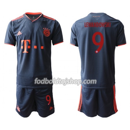 FC Bayern München LEWANDOWSKI 9 Børn 3. Fodboldsæt 2019-20 S/S (+ Korte bukser)